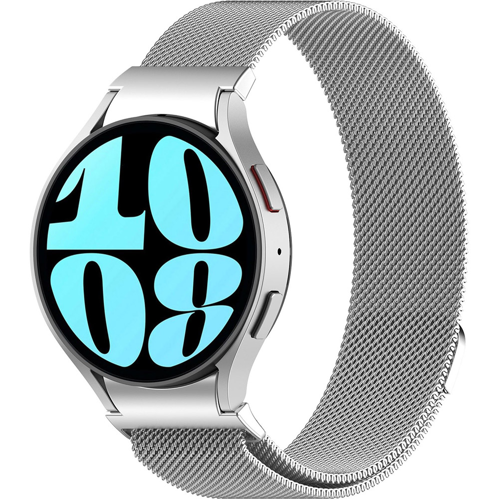 Ремінець ArmorStandart Milanese Magnetic для Samsung Galaxy Watch 7/FE/6/6 Classic/5/5 Pro/4/4 Classic Silver (ARM86845) Ремінець ArmorStandart Milanese Magnetic для Samsung Galaxy Watch 7/FE/6/6 Classic/5/5 Pro/4/4 Classic Silver (ARM86845)