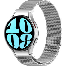 Ремінець ArmorStandart Milanese Magnetic для Samsung Galaxy Watch 7/FE/6/6 Classic/5/5 Pro/4/4 Classic Silver (ARM86845)