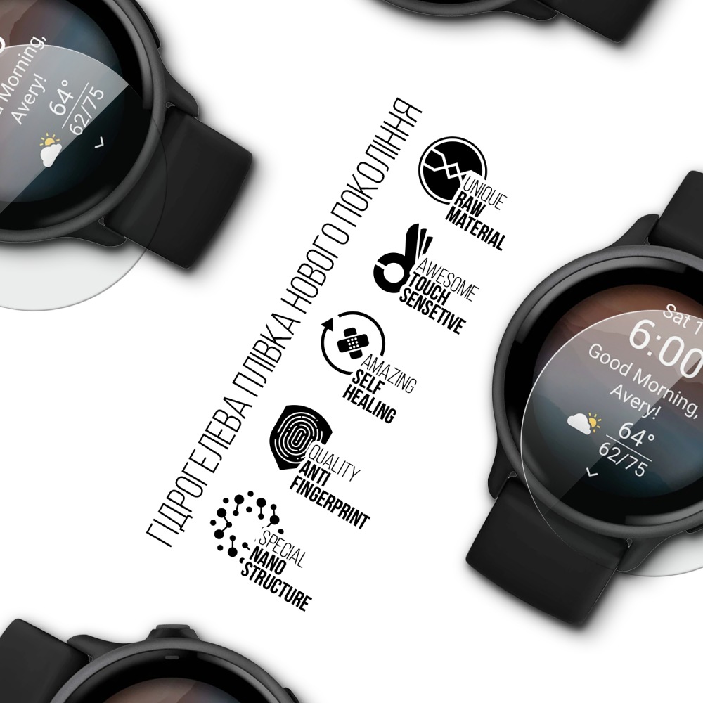 Захисна плівка ARMORSTANDART гідрогелева для Garmin Vivoactive 6 6 шт (ARM86962) Сумісність за моделлю Garmin Vivoactive 6