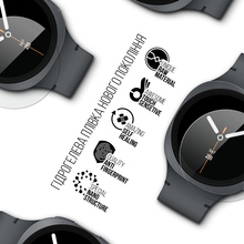 Защитная пленка ARMORSTANDART гидрогелевая для Samsung Galaxy Watch 8 40mm 6 шт (ARM87436)