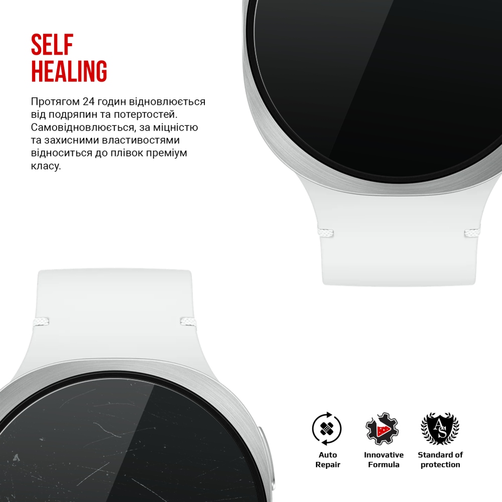 Захисна плівка ARMORSTANDART гідрогелева для Samsung Galaxy Watch 8 44mm 6 шт (ARM87437) Тип захисна плівка
