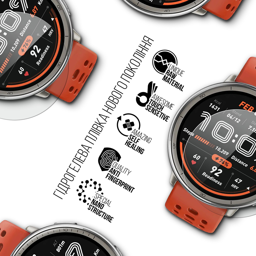 Защитная пленка ARMORSTANDART для Amazfit Active 2 6 шт (ARM84396) Тип защитная пленка