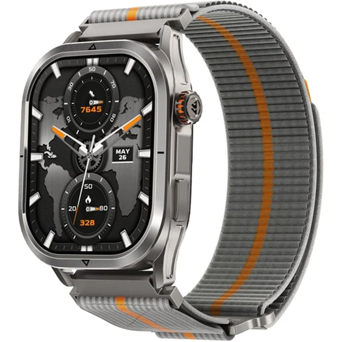 Ремешок KOSPET Woven Nylon Sport Loop Strap Silver Grey 22 mm (SRTAP NULON SILVER GREY) Совместимость по модели Kospet Tank M3 Ultra SE