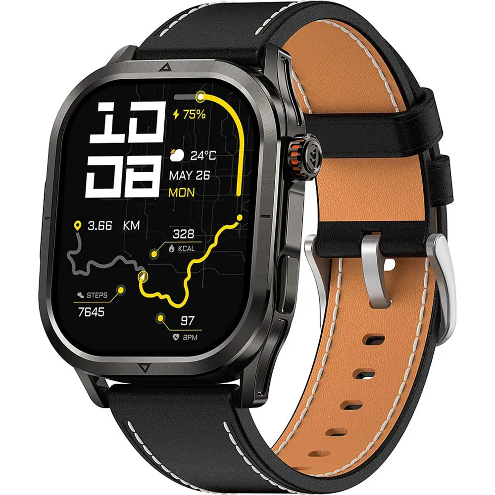 Ремешок KOSPET Archlan Leather 22 mm Black (STRAP ARCHLAN BLACK) Совместимость по модели Kospet Tank M3 Ultra SE