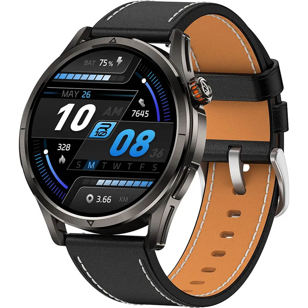 Ремешок KOSPET Archlan Leather 22 mm Black (STRAP ARCHLAN BLACK) Совместимость по модели Kospet Tank M3 Ultra