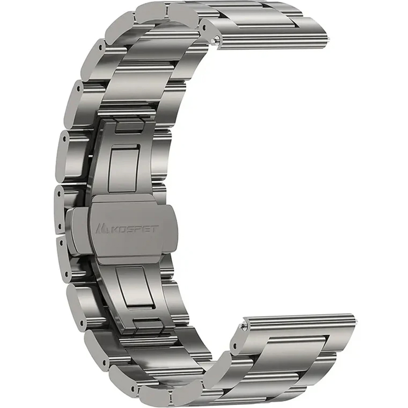 Ремешок KOSPET Stainless Steel Double Deployant Strap 22 mm Silver (STRAP STAINLESS T SILVER) Совместимость по модели Kospet Tank T3 Ultra 2 SE