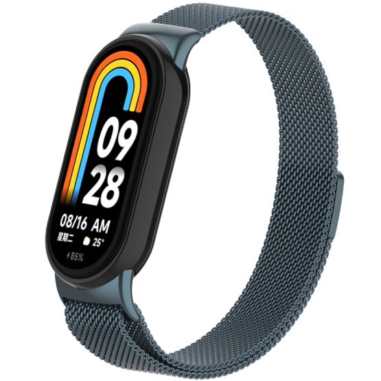 Браслет ARMORSTANDART Milanese Magnetic для Xiaomi Smart Band 10/9/8 Titanium Grey (ARM86893)
