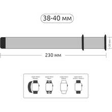 Браслет Armorstandart Milanese Loop Band Apple Military Watch Grey (ARM52951)