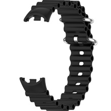 Ремінець BECOVER Wave Style для Xiaomi Mi Smart Band 8/9/10 Black (714348)