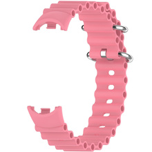 Ремінець BECOVER Wave Style для Xiaomi Mi Smart Band 8/9/10 Dusty Pink (714353)