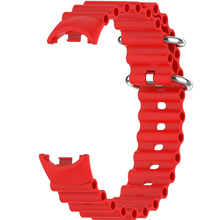 Ремешок BECOVER Wave Style для Xiaomi Mi Smart Band 8/9/10 Red (714359)