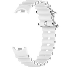 Ремінець BECOVER Wave Style для Xiaomi Mi Smart Band 8/9/10 White (714362)
