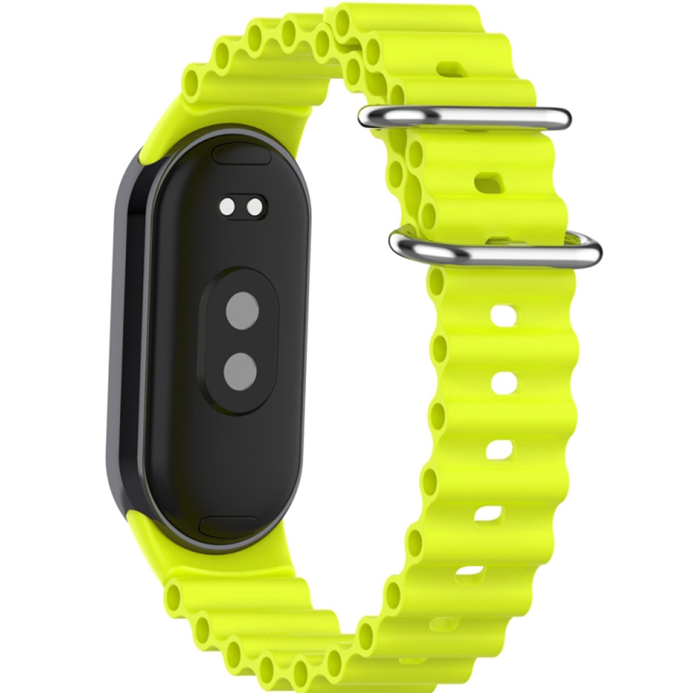 Ремешок BECOVER Wave Style для Xiaomi Mi Smart Band 8/9/10 Yellow (714363) Совместимость по модели Xiaomi Smart Band 9