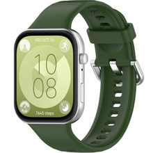 Ремешок BECOVER для Huawei Watch Fit 3/Fit 4/Fit 4 Pro Army Green (714104)