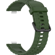Ремешок BECOVER Ribbed Tape для Huawei Watch Fit 3/Fit 4/Fit 4 Pro Army Green (714110)