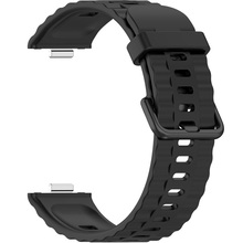 Ремешок BECOVER Ribbed Tape для Huawei Watch Fit 3/Fit 4/Fit 4 Pro Black (714112)
