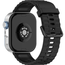 Ремешок BECOVER Ribbed Tape для Huawei Watch Fit 3/Fit 4/Fit 4 Pro Black (714112)