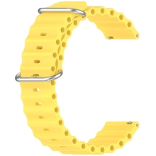 Ремінець BECOVER Wave Style (20mm) для Samsung Galaxy Watch Active/Active 2 (40/44mm)/Gear S2/S2 Classic /Gear Sport Yellow (714167)