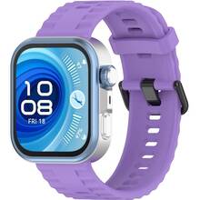 Ремінець BECOVER Ribbed Tape для Huawei Watch Fit 3/Fit 4/Fit 4 Pro Purple (714114)