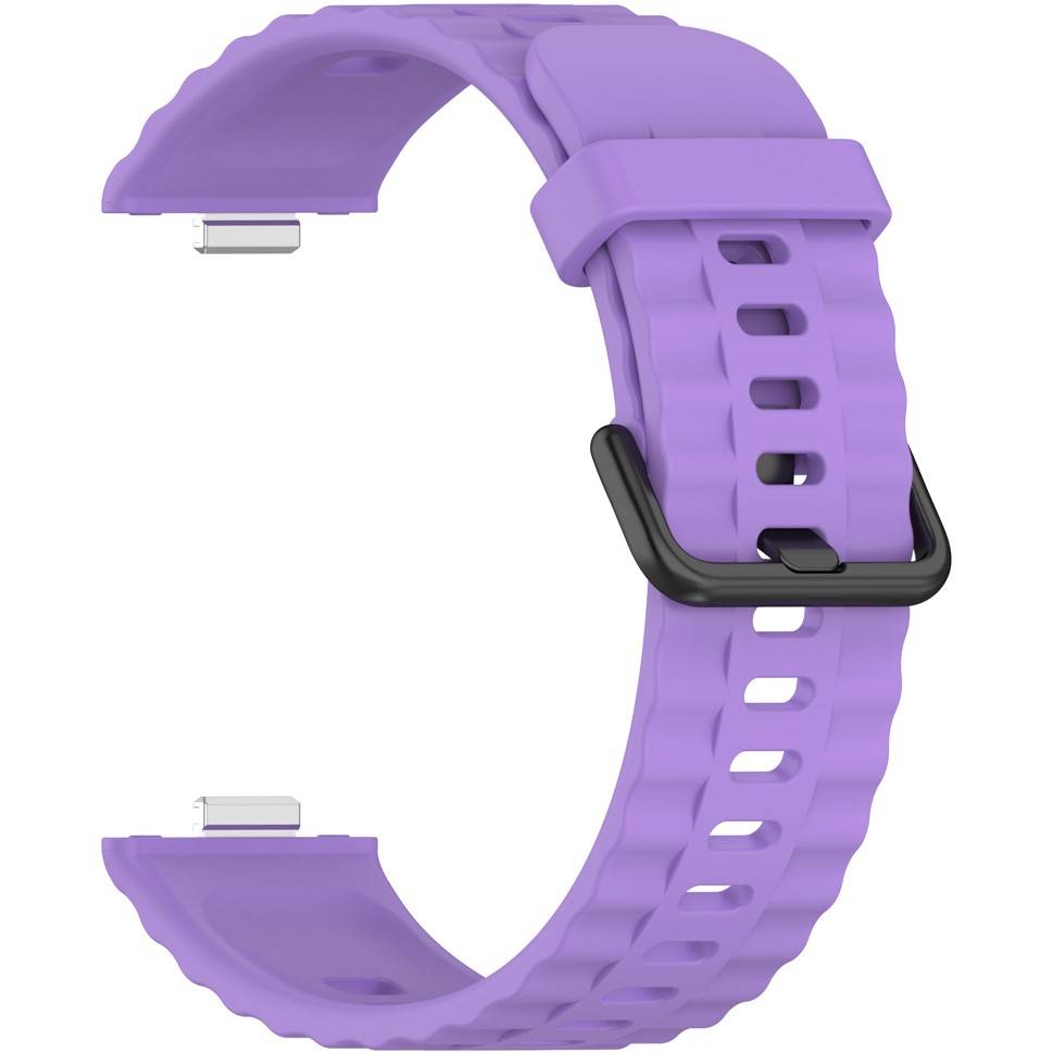 Ремінець BECOVER Ribbed Tape для Huawei Watch Fit 3/Fit 4/Fit 4 Pro Purple (714114)