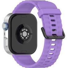 Ремінець BECOVER Ribbed Tape для Huawei Watch Fit 3/Fit 4/Fit 4 Pro Purple (714114)