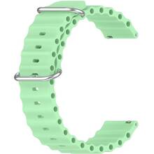 Ремінець BECOVER Wave Style 20mm для Galaxy Watch Active/2/Gear S2/Gear Sport Light Green (714159)