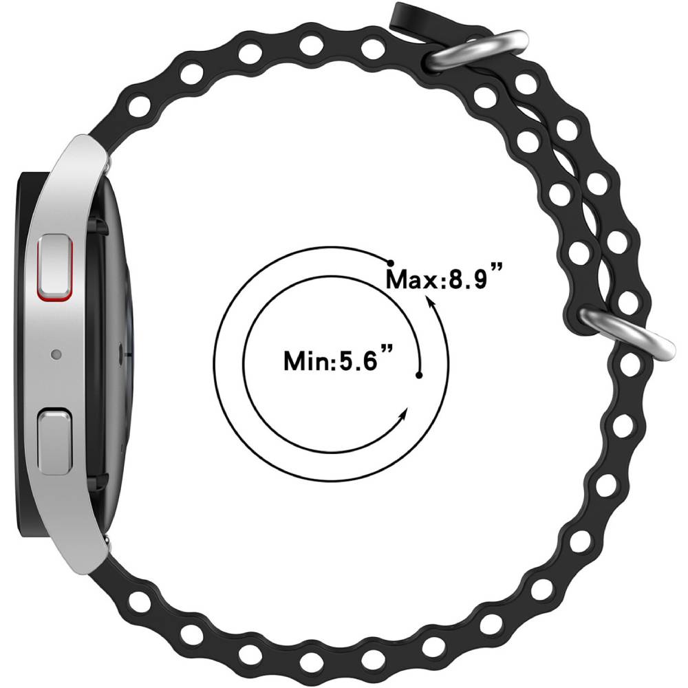 Ремінець BECOVER Wave Style 20mm для Galaxy Watch Active/2/Gear S2/Gear Sport Light Green (714159) Сумісність за моделлю Samsung Galaxy Watch Active 2