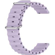 Ремінець BECOVER Wave Style 20mm для Galaxy Watch Active/2/Gear S2/Gear Sport Light Purple (714160)