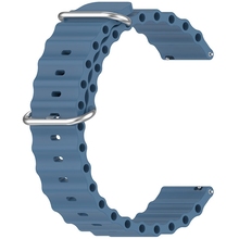 Ремешок BECOVER Wave Style (22mm) для Samsung Galaxy Watch (46mm)/Watch 3 (45mm)/Gear S3 Classic/Gear S3 Frontier Blue (714200)