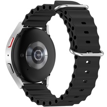 Ремешок BECOVER Wave Style (20mm) для Amazfit Bip 3/3 Pro/GTR 42 мм/GTR Mini/GTS/GTS 2 mini/GTS 3/GTS 4/GTS 4 Mini/Amazfit Active/Active 2 Black (714169)