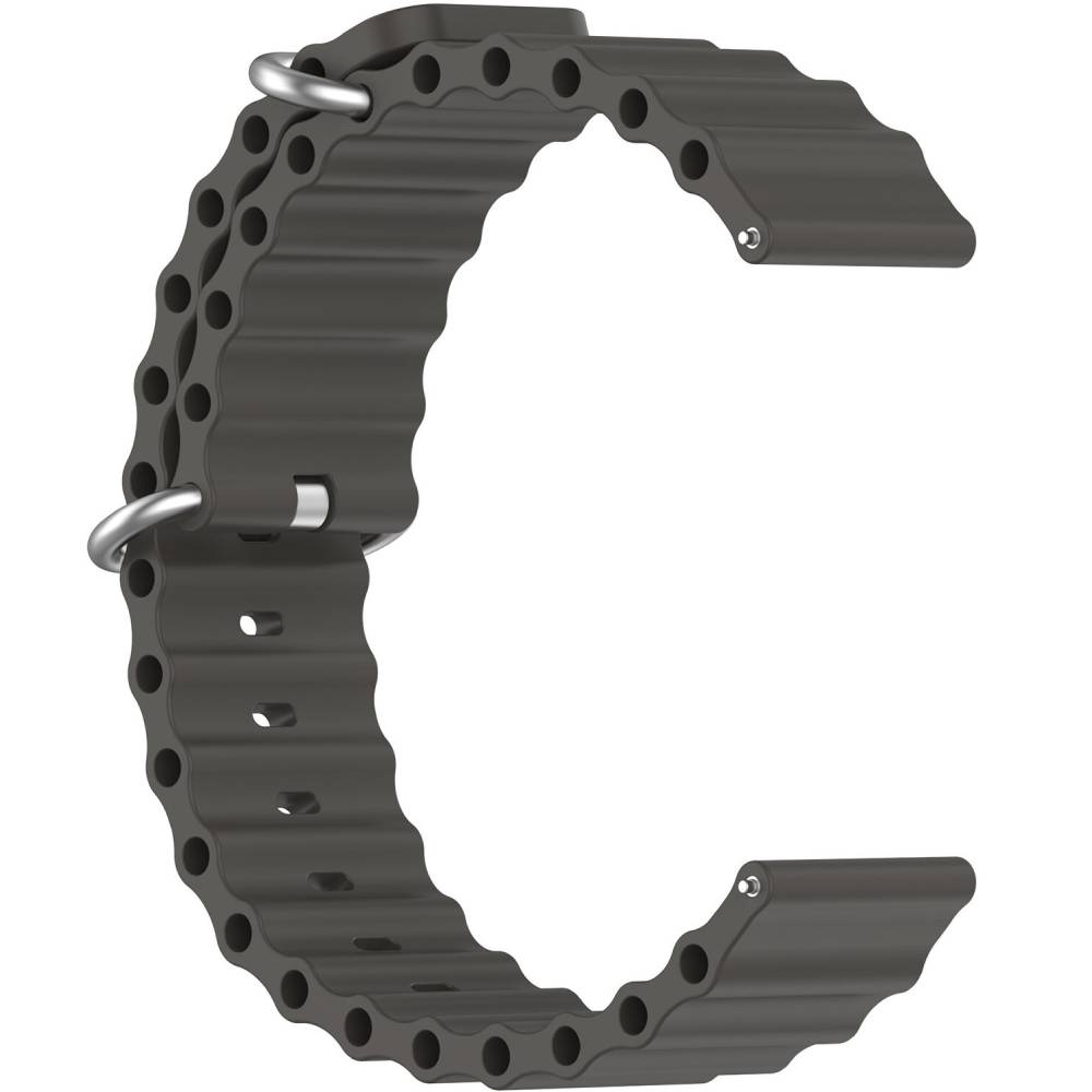 Ремінець BECOVER Wave Style 22 mm для Samsung Galaxy Watch/Watch 3/Gear S3 Frontier Space Gray (714210) Сумісність за моделлю Samsung Gear S3 Classic