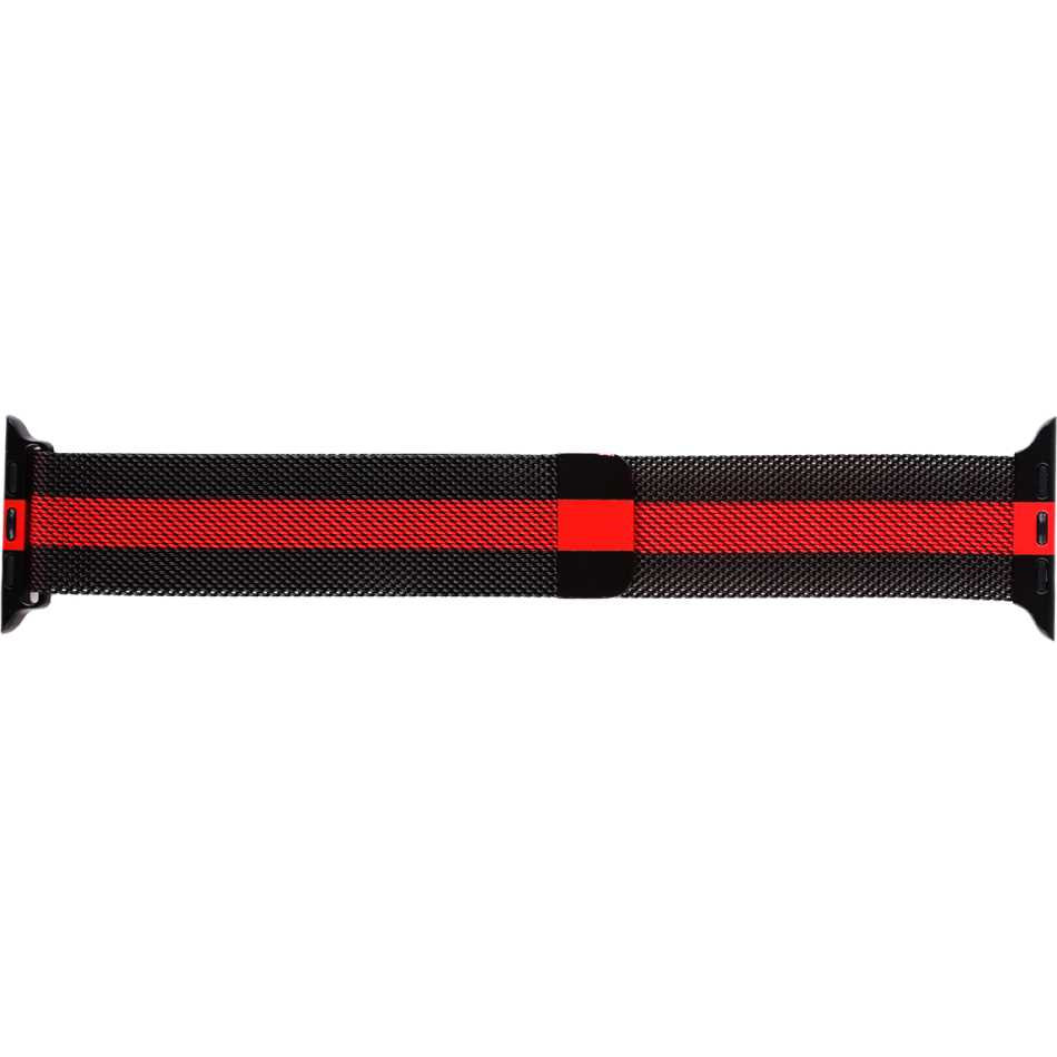 Браслет Armorstandart Milanese Loop Band Apple Watch Black/Red (ARM54392)