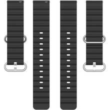 Ремінець BECOVER Wave Style 22 mm для Xiaomi Watch 2 Pro/S4/S3/S1 Pro/S1/S1 Active Black (714214)