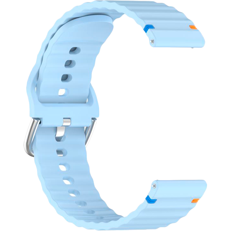 Ремешок BECOVER Ribbed Tape для Huawei Watch GT 3/GT 2/GT 3 Pro/Watch 2 (Sport) Lite Blue (714261)