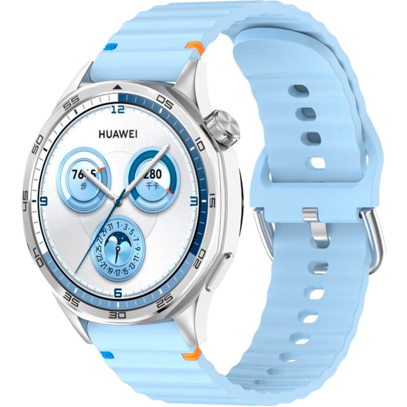 Ремешок BECOVER Ribbed Tape для Huawei Watch GT 3/GT 2/GT 3 Pro/Watch 2 (Sport) Lite Blue (714261) Совместимость по модели Huawei Watch 2 Sport