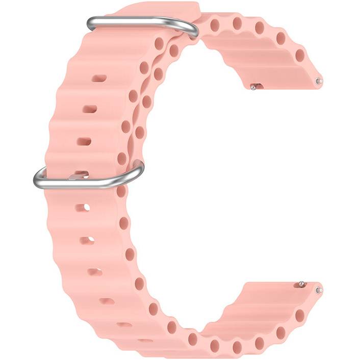Ремешок BECOVER Wave Style 22mm для Xiaomi Watch 2 Pro/S4/S3/S1 Pro/S1/S1 Active Pink (714223)