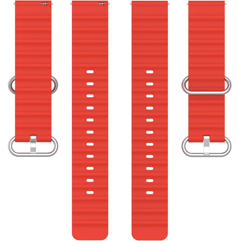 Ремінець BECOVER Wave Style 22mm для Xiaomi Watch 2 Pro/S4/S3/S1 Pro/S1/S1 Active Red (714224) Сумісність за моделлю XIAOMI Watch S1