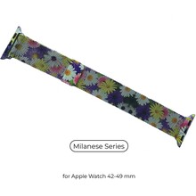 Браслет ArmorStandart Milanese Loop для Apple Watch All Series 42/44/45/49mm Flower Daisy (ARM52966)