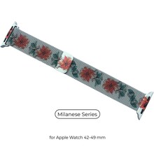 Браслет ArmorStandart Milanese Loop для Apple Watch All Series 42/44/45/49mm Flower Fuchsia (ARM52960)