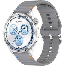 Ремешок BECOVER Ribbed Tape 20mm для Galaxy Watch Active/2/Gear S2/Classic/Gear Sport Gray (714253)