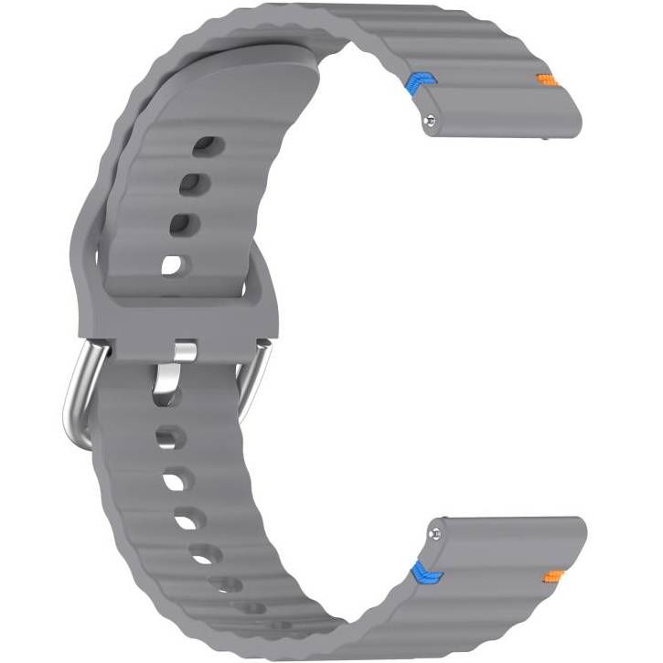 Ремешок BECOVER Ribbed Tape 20mm для Galaxy Watch Active/2/Gear S2/Classic/Gear Sport Gray (714253) Совместимость по модели Samsung Galaxy Watch Active