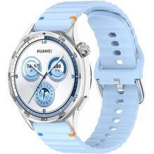 Ремешок BECOVER Ribbed Tape 20mm для Galaxy Watch Active/Gear S2/Classic/Gear Sport Lite Blue (714254)