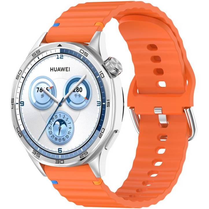 Ремешок BECOVER Ribbed Tape 20mm для Galaxy Watch Active/2/Gear S2/Classic/Gear Sport Orange (714255)