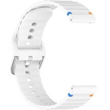 Ремешок BECOVER Ribbed Tape 20mm для Galaxy Watch Active/2/Gear S2/Classic/Gear Sport White (714256)