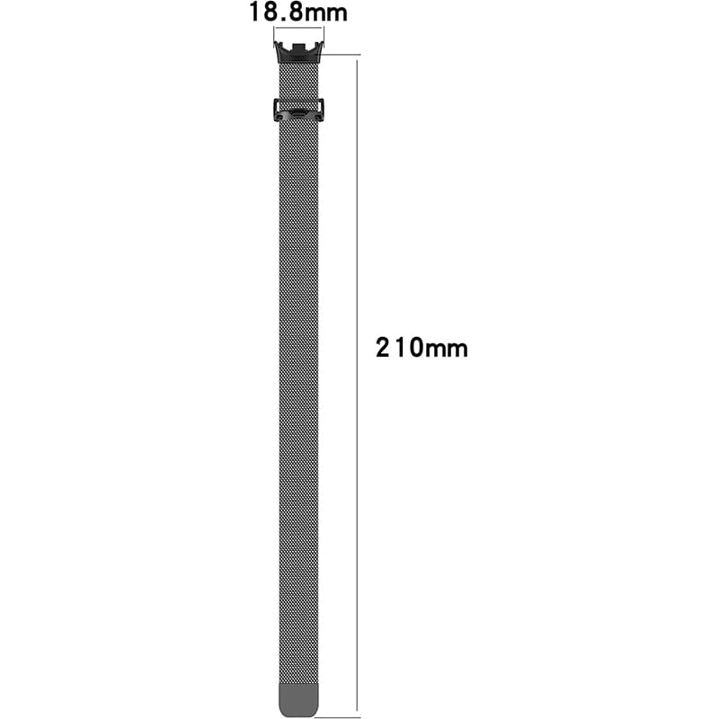 Внешний вид Браслет BECOVER Milanese Style для Xiaomi Mi Smart Band 8/9/10 Silver (714602)