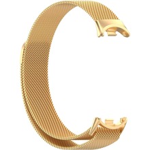 Браслет BECOVER Milanese Style для Xiaomi Mi Smart Band 8/9/10 Gold (714603)