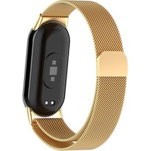 Браслет BECOVER Milanese Style для Xiaomi Mi Smart Band 8/9/10 Gold (714603)