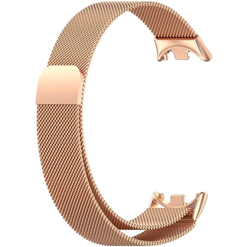 Браслет BECOVER Milanese Style для Xiaomi Mi Smart Band 8/9/10 Rose Gold (714604) Сумісність за моделлю XIAOMI Smart Band 8