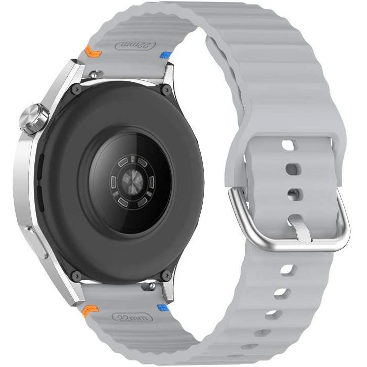 Ремешок BECOVER Ribbed Tape 22mm для Huawei Watch GT 5/GT 4/GT 3/Watch GS Pro Lite Gray (714288) Совместимость по модели HUAWEI Watch GT 3
