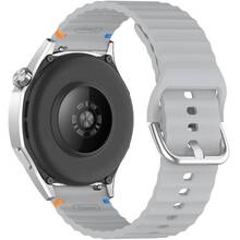 Ремешок BECOVER Ribbed Tape 22mm для Huawei Watch GT 5/GT 4/GT 3/Watch GS Pro Lite Gray (714288)